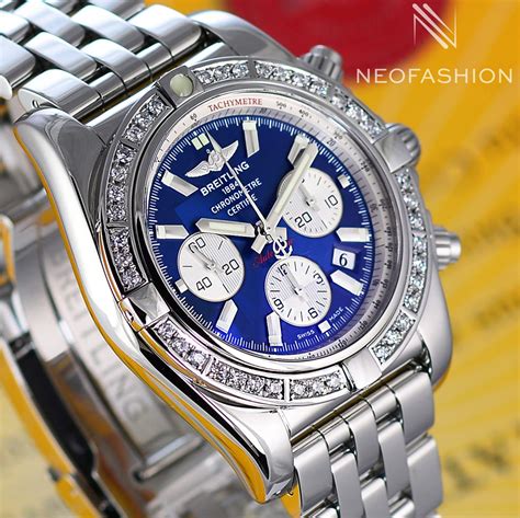 breitling chronomat b01 diamond bezel|breitling chronomat 44 diamond bezel.